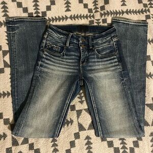 Buckle Black 25x32 straight leg jeans